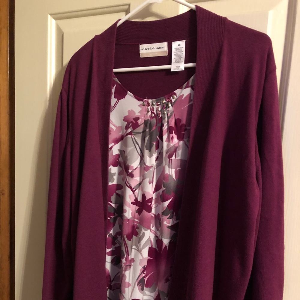 Alfred Dunner Women’s Sweater/Blouse Size 2X
